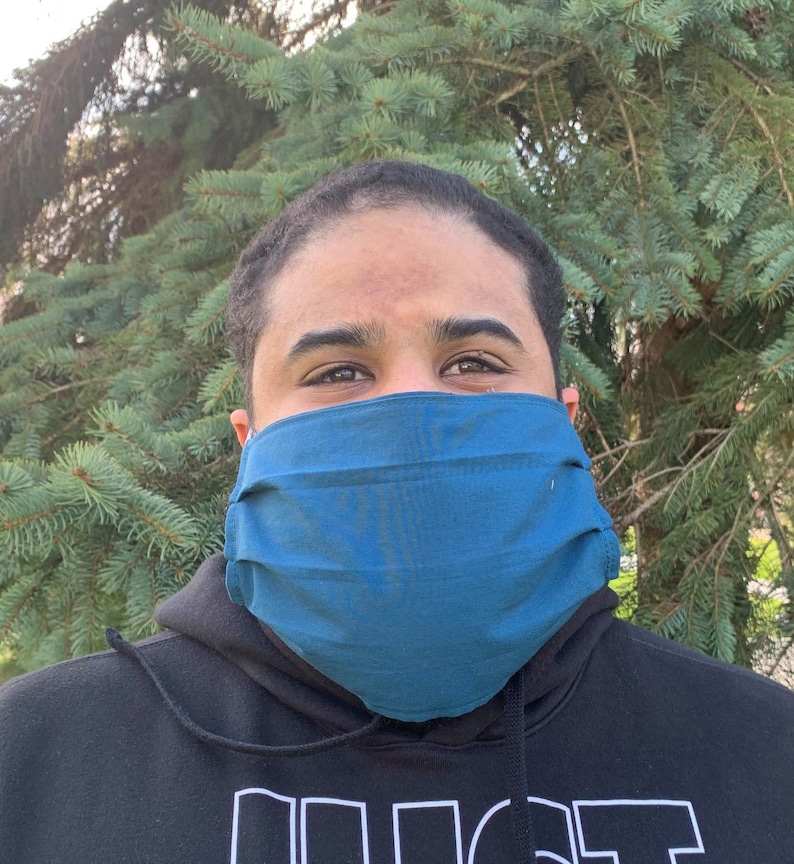 Mens XL Adjustable Cloth Face Mask Big and Tall Extra Large Etsy