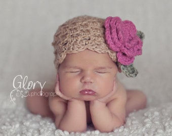Crochet Hat PATTERN, Crochet Hat Tutorial, DIY, PDF file, Instant Download, Premie, Newborn thru Adult , Hat Pattern Baby Girl Hat SSp010