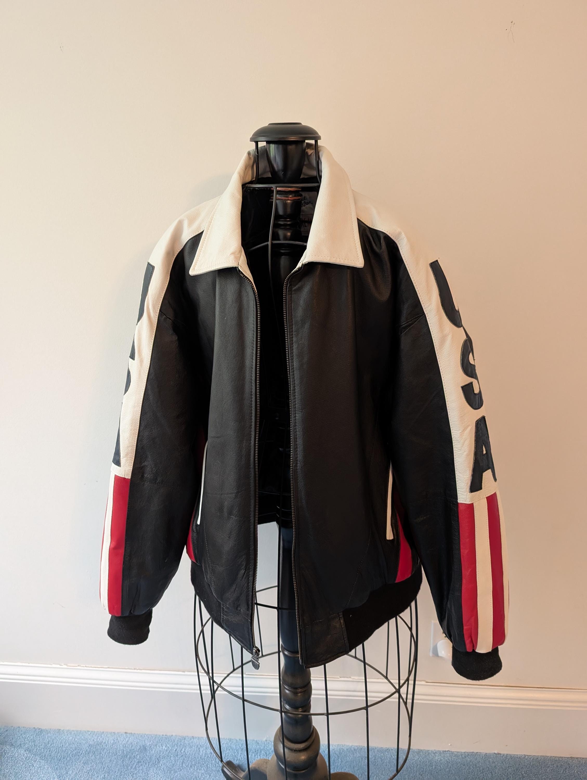 ジャケット・アウター AmeriVINTAGE LUSTER FAKE LEATHER JACKET Ameri VINTAGE RETRO FAKE LEATHER JACKET