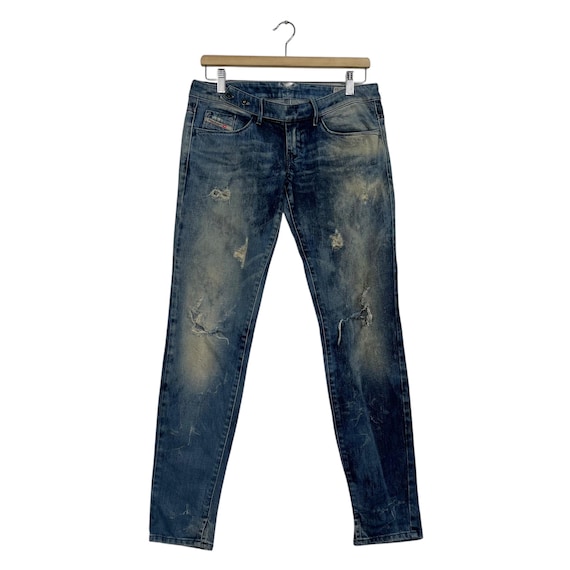 Vintage Diesel Utility Distressed Made in Italy Denim Workwear