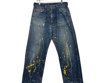 【Levi'sの「Lot 504」】 Vintage Levi's Jeans Lot 504 Blue Denim Colour Size 32 - Etsy UK
