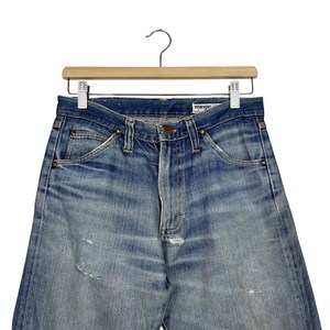 Vaqueros utilitarios Wrangler vintage desgastados para trabajadores, talla 30 imagen 2