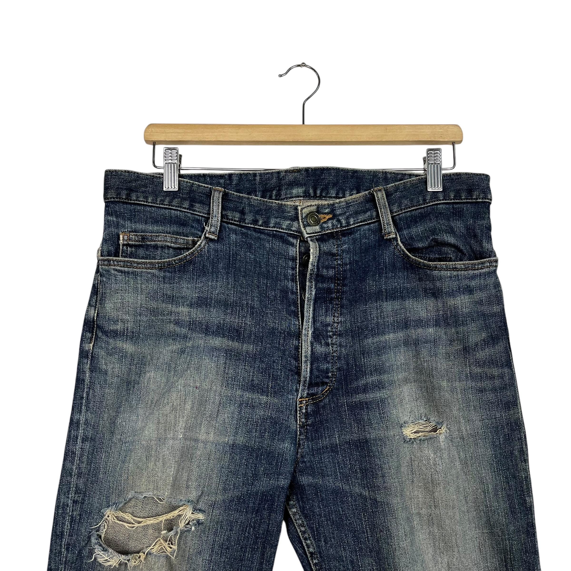 Vintage Shellac Distressed Denim Vintage Shellac Distressed Denim