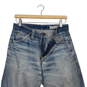Vaqueros utilitarios Wrangler vintage desgastados para trabajadores, talla 30 imagen 8