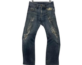 Vintage Edwin Eg500w Distressed Denim Vintage Edwin Eg500w Distressed Denim Jeans W32