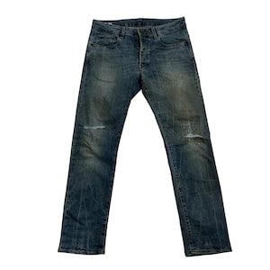 Vintage G Star Raw Denim Jeans Vintage G Star Raw Distressed Denim Jeans W34