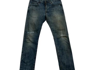 Vintage G Star Raw Denim Jeans Vintage G Star Raw Distressed Denim Jeans W34