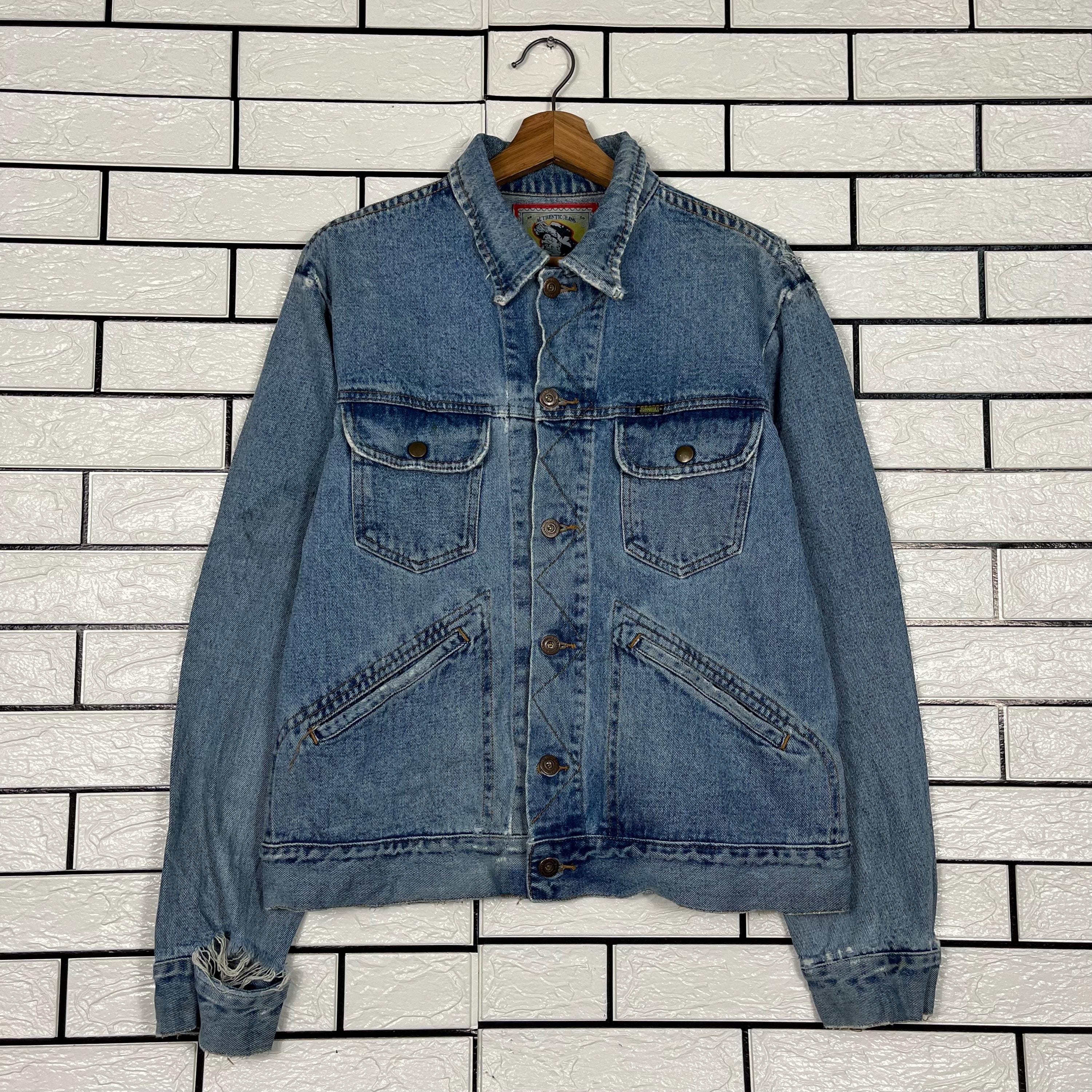 名作 Vintage Johnbull DENIM Jacket 90s Johnbull Denim Jacket - Etsy