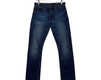 Resolute 710 Made in Japan Slim Straight Selvedge Denim Size 33x34