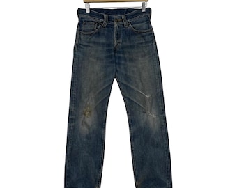 Vintage Cowboy Distressed Denim Vintage Cowboy Distressed Denim Jeans W30