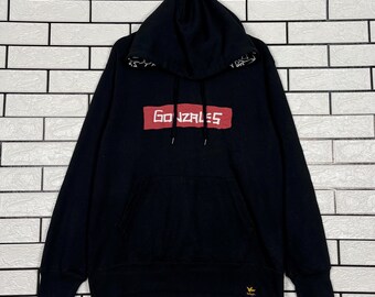 Vintage Azul By Moussy X Mark Gonzales Hoodies Sweatshirt Size M