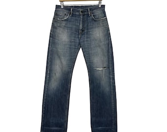 Vintage Levis 505 Denim Vintage Levis 505 Distressed Denim Vintage Levis 505 Distressed Denim Jeans W32