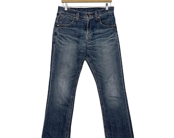 Calça jeans vintage Edwin Blue Trip, jeans vintage Edwin Blue Trip, jeans vintage Edwin Blue Trip tamanho W30