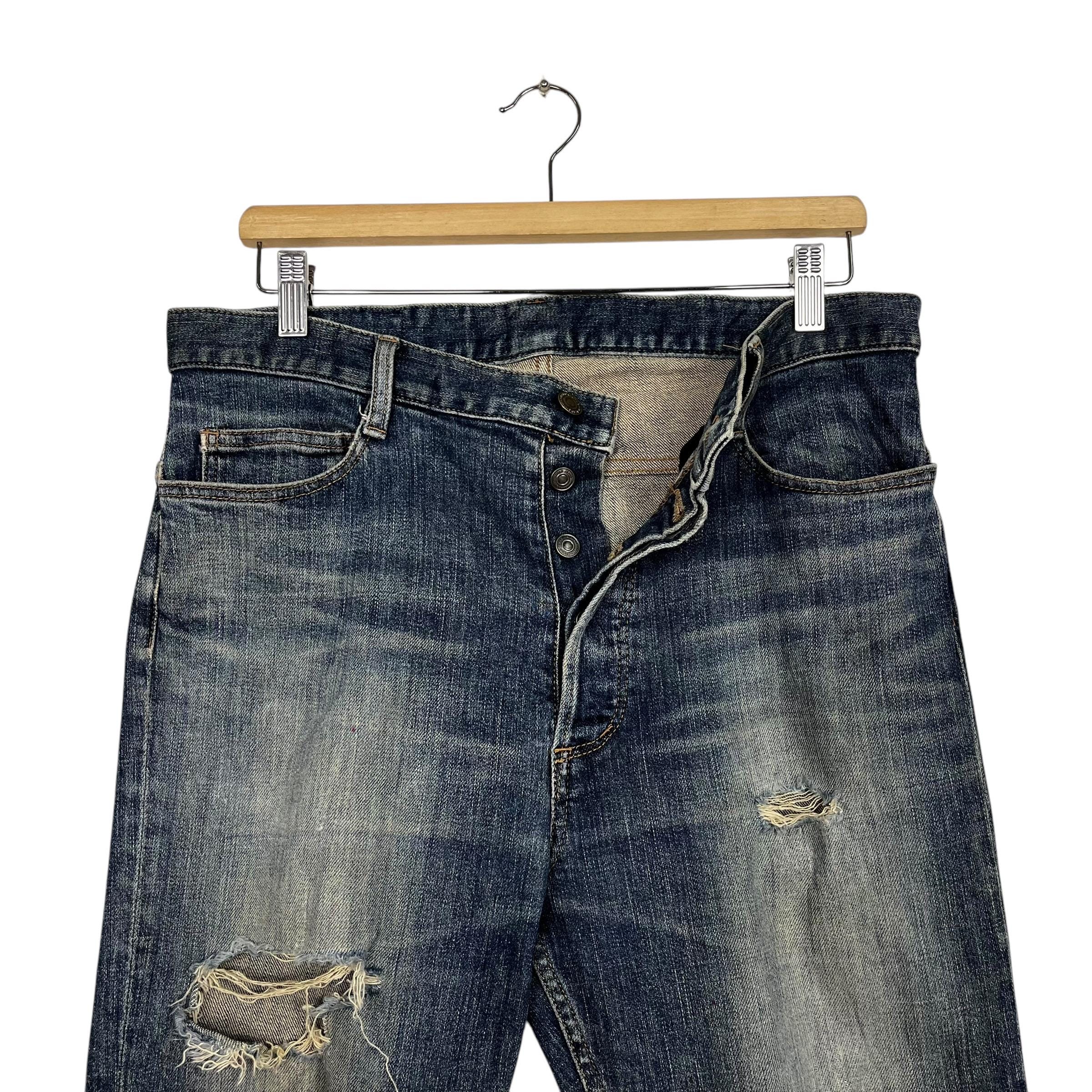 Vintage Shellac Distressed Denim Vintage Shellac Distressed Denim