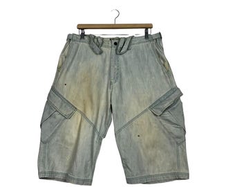 Vintage Balance Wear Design Short Denim Vintage Balance Wear Design Short Pants W34