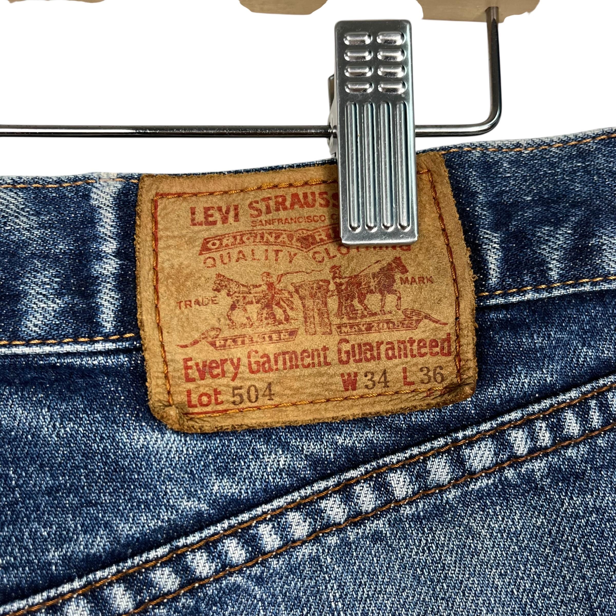 Vintage 90s Levis Lot 504 Jeans Vintage 90s Levis Lot 504 Art