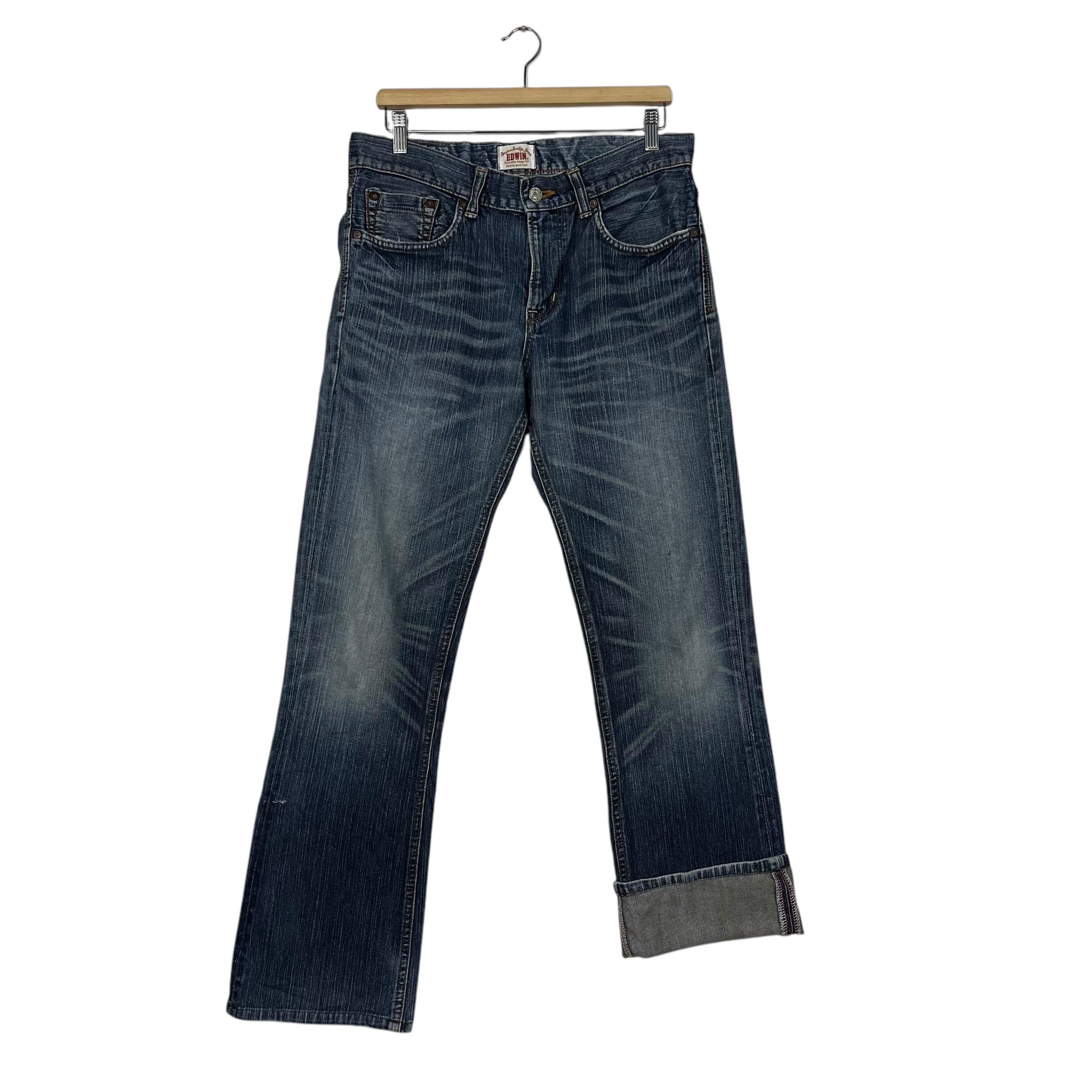 Vintage Edwin Denim Jeans Vintage Edwin Faded Denim Jeans W32 - Etsy