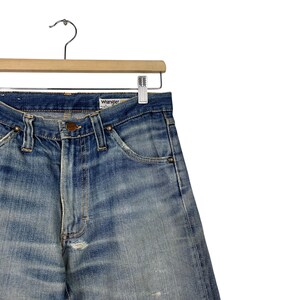 Vaqueros utilitarios Wrangler vintage desgastados para trabajadores, talla 30 imagen 4