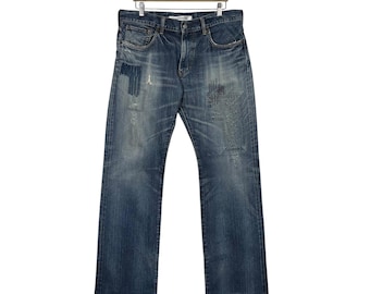 Vintage Edwin Style Denim Vintage Edwin Sashiko Style Denim Vintage Edwin Sashiko Style Denim Jeans W36