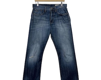 Vintage G Star Raw Denim Vintage G Star Raw Jean Vintage G Star Raw Distressed Denim Jeans W32