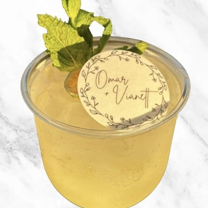 Personalized Edible Garnish/ Drink Toppers.
