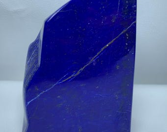 3.5 Pounds Statement Polished Lapis Lazuli Freeform - Bright Blue Lapis Lazuli , Crystal Healing & Home Decor.