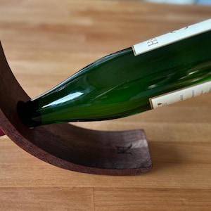 Handcrafted Wooden Bottle Holder