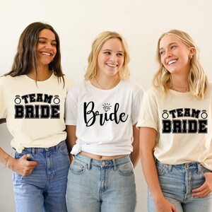 Bride Shirt: Bachelorette Party Team Bride T-Shirt
