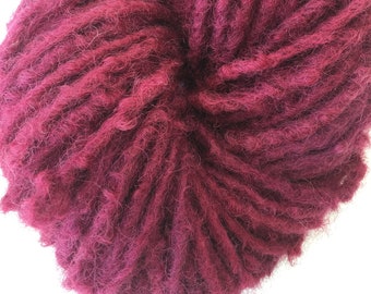 Felted Cochineal Yarn