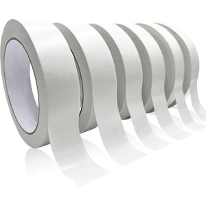 6 Rollen starkes doppelseitiges Stoffband: Saum- und Bastelband ohne Nähen (0,6/0,8/1 Zoll).