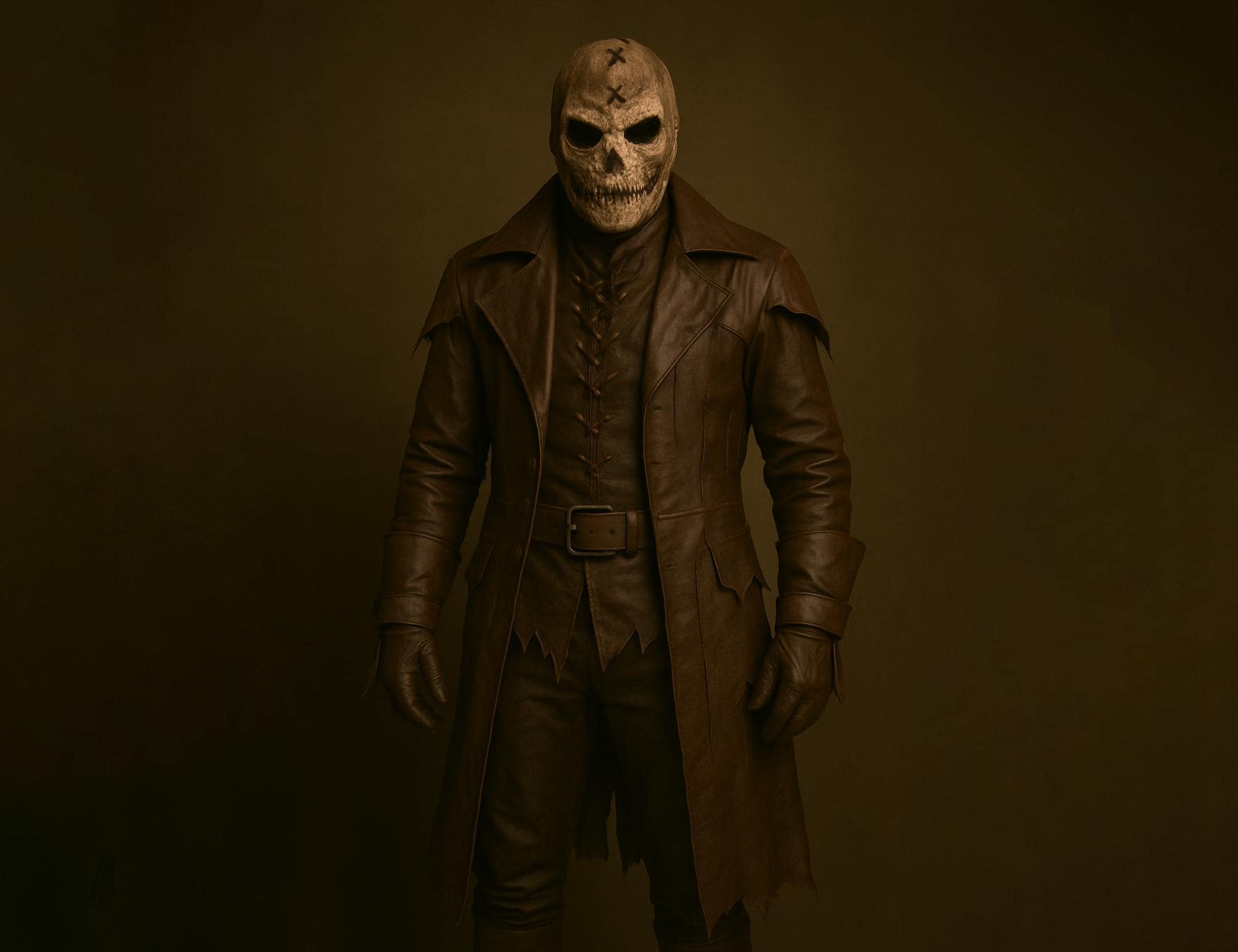 The Crow Leather Trench Coat UK