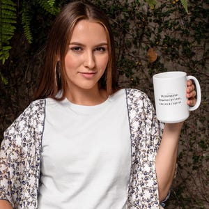 Motherhood Powered by Love Mug, Fueled by Coffee Cup, Funny Mom Gift, Mothers Day Coffee Mug, Gift for Tired Moms, Mom Life Humor