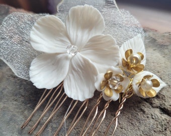 Petit-Four Bridal Hair Comb