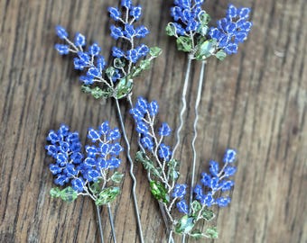 Lavender Fields hair pin