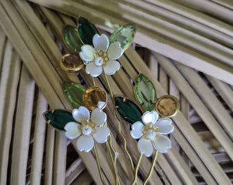 Orange Blossom Hair Pin