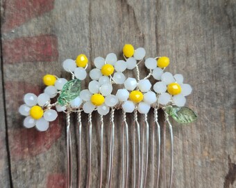 Love & Daisies decorative comb