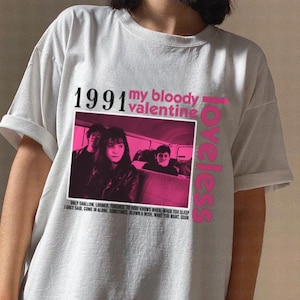 my bloody valentine tシャツ　90s My Bloody Valentine Long Sleeve T-Shirt Vintage 90s Glider
