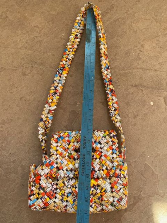 Prison Art Style Purse Handbag Folded Paper Packs… - image 8
