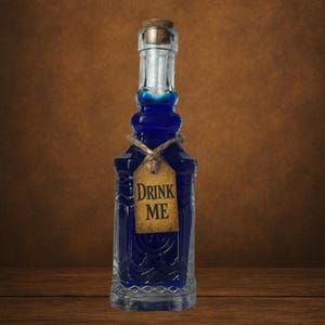 Alice in Wonderland Drink Me Bottle Kit: DIY Potion Prop