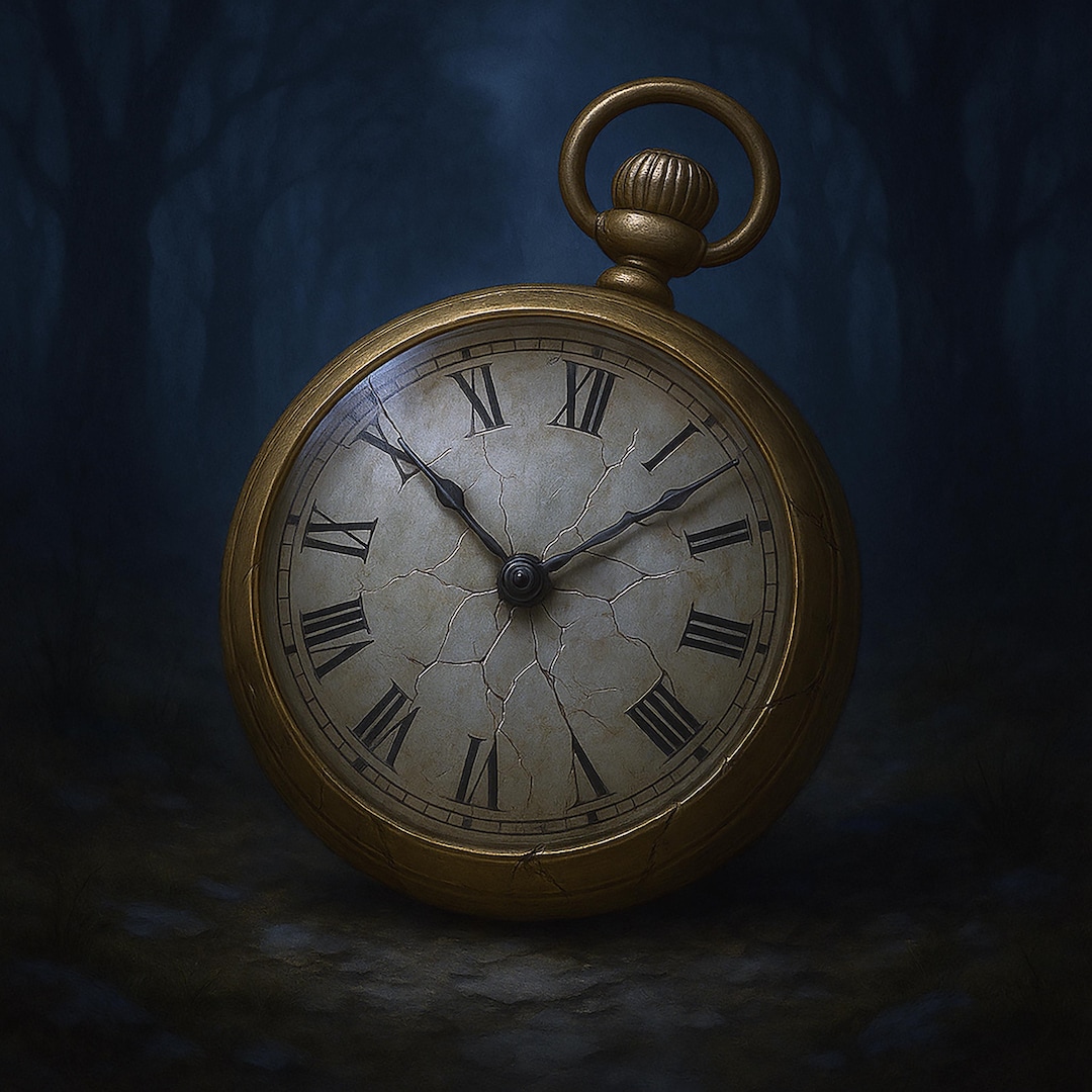 Surreal Pocket Watch Print: White Rabbit Timepiece, Dark Fantasy Art - Etsy
