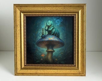 5x7 RYTA 不思議の国のアリス 女王 風景 おとぎ話 フォークアート