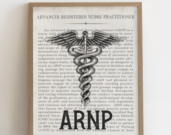 ARNP Gift Art Print Advanced Registered Nurse Practitioner Gift