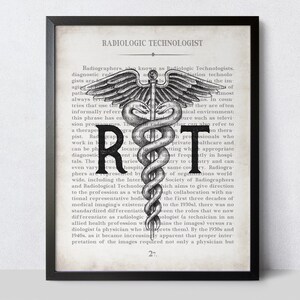 Radiology Tech Print: Vintage Medical Art Gift image 7