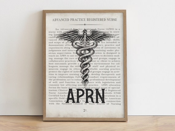 APRN Nurse Art Print - Nurse Practitioner Gift for Graduation
