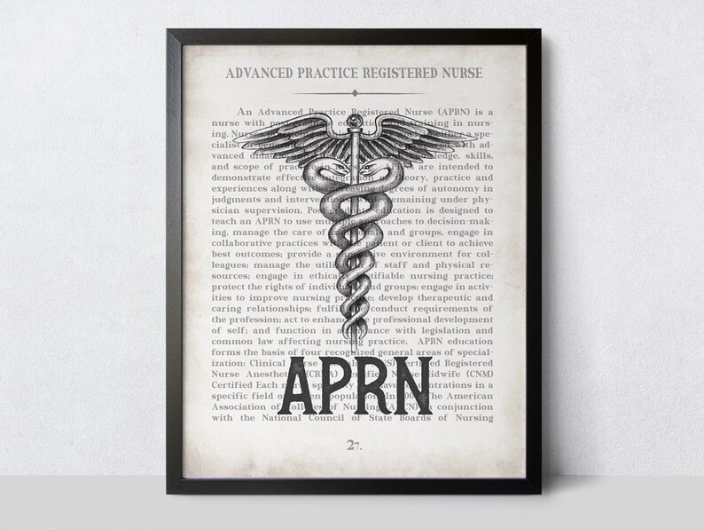 APRN Nurse Art Print - Nurse Practitioner Gift for Graduation image 6