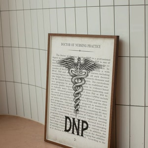 DNP Gift Doctor of Nursing Practice Art Print DNP Graduation Gift image 2