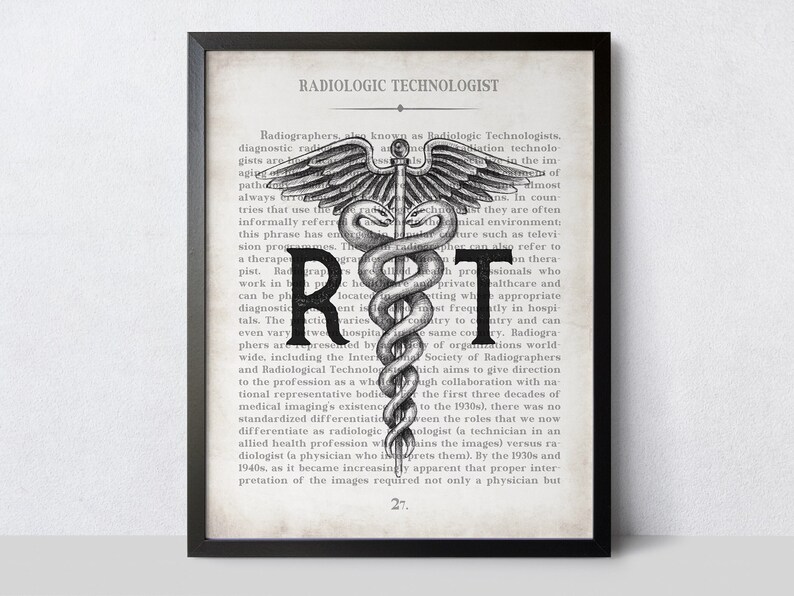 Radiology Tech Print: Vintage Medical Art Gift image 7
