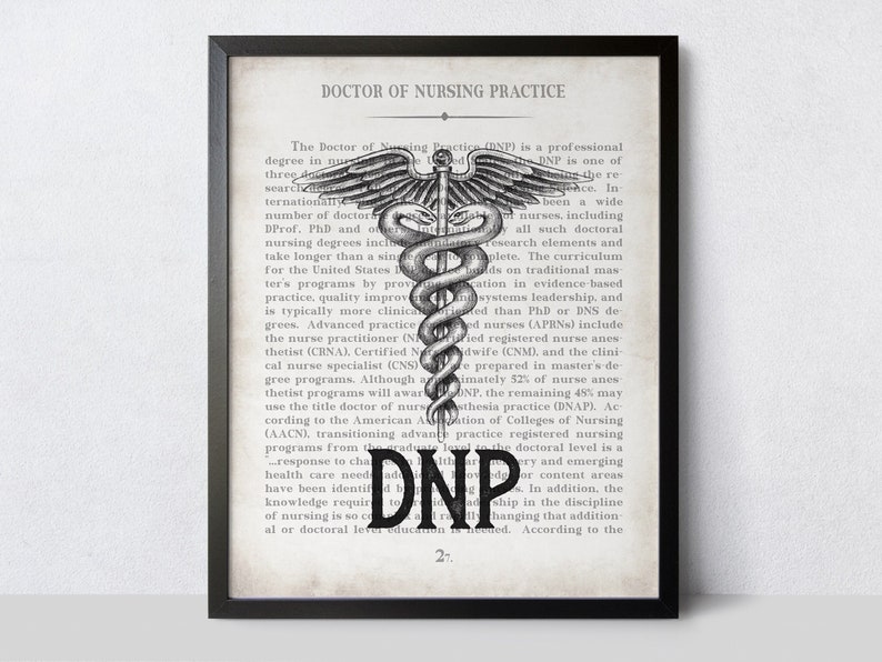 DNP Gift Doctor of Nursing Practice Art Print DNP Graduation Gift image 6