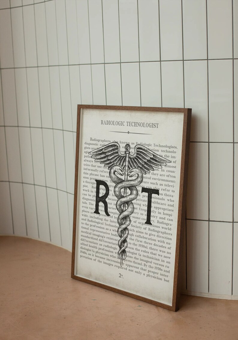 Radiology Tech Print: Vintage Medical Art Gift image 5