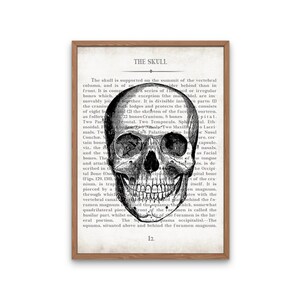 Vintage Doctor Anatomy Themed Dictionary Prints Set of 6